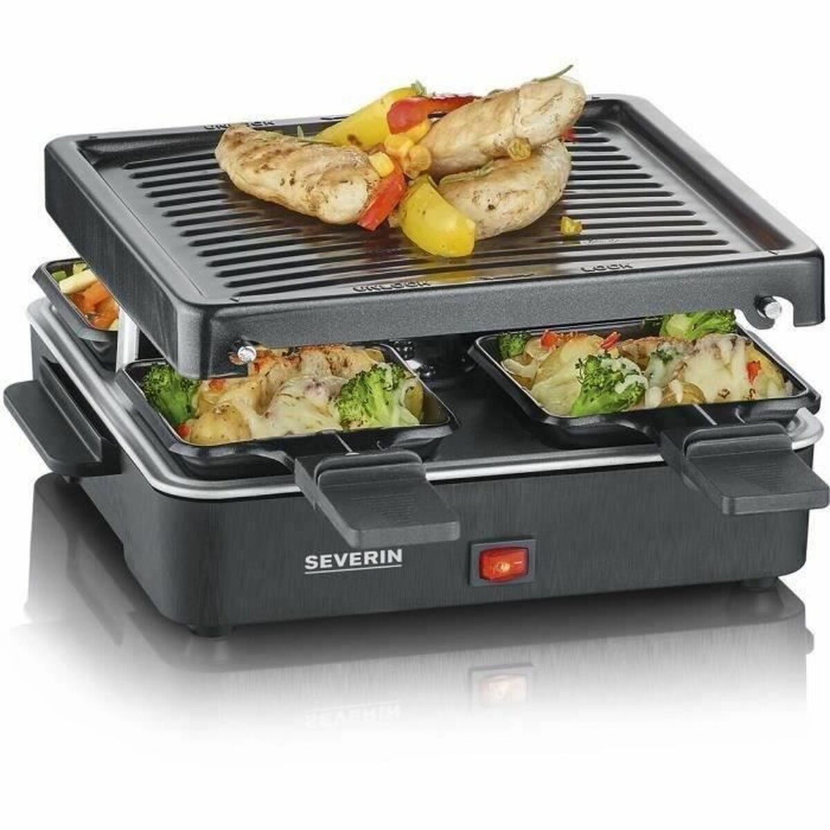 Raclette Severin RG 2370 Negro noir