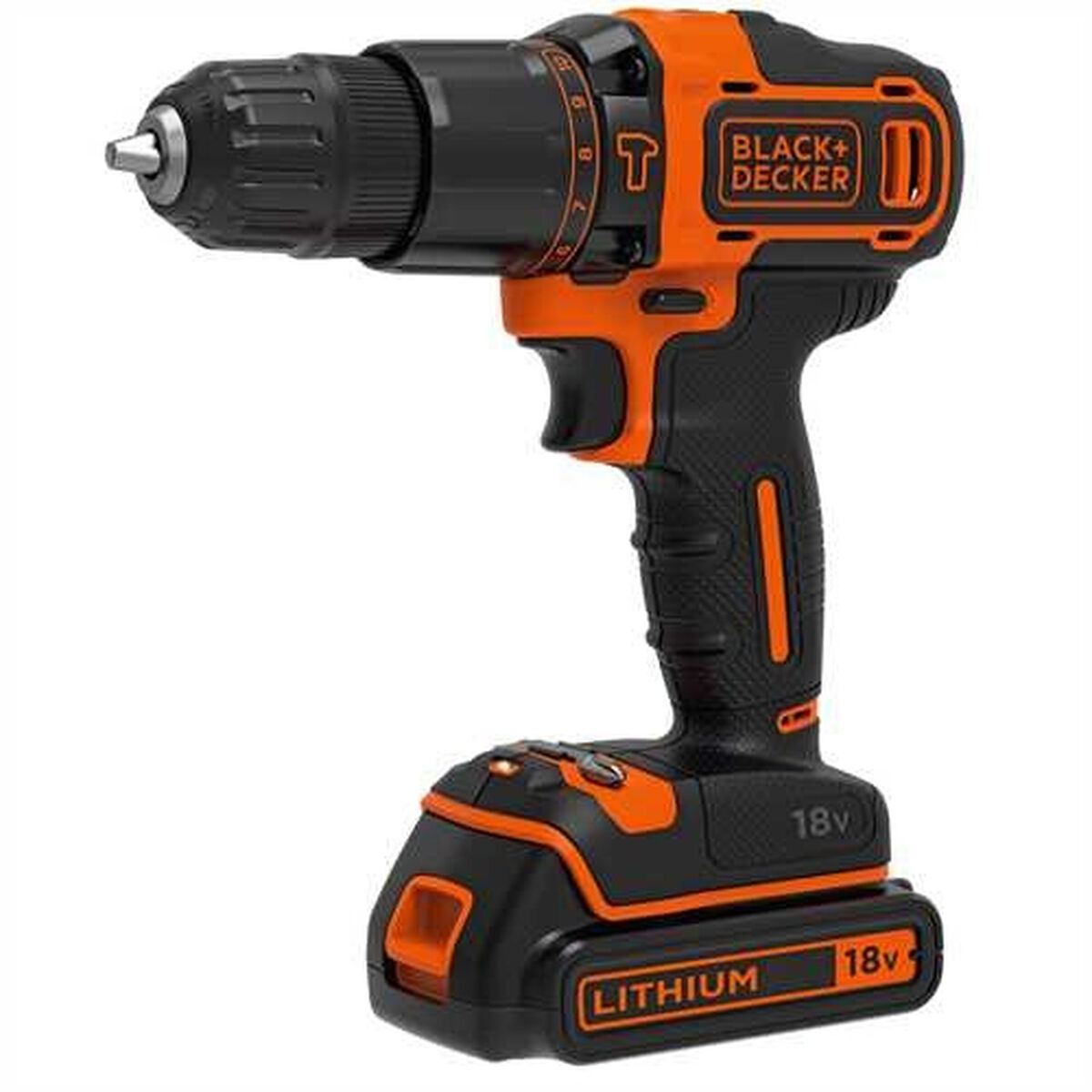 Atornillador eléctrico Black & Decker BDCHD18KB 40 Nm