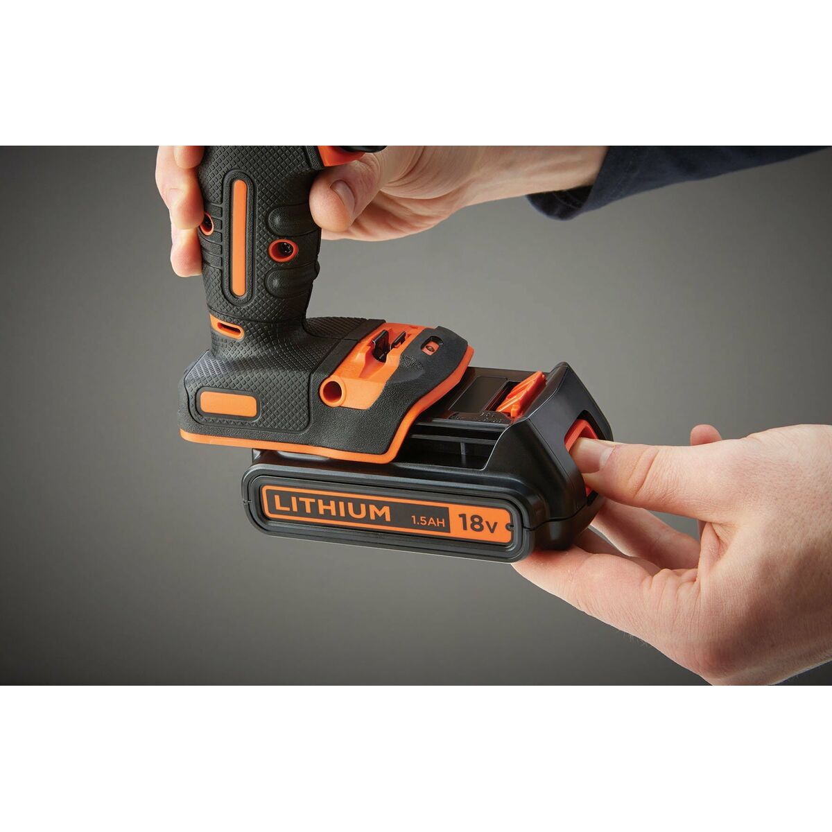 Atornillador eléctrico Black & Decker BDCHD18KB 40 Nm