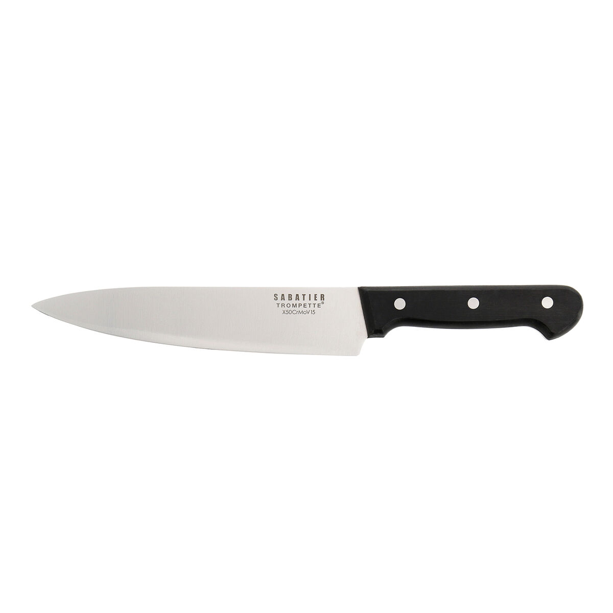 Cuchillo Chef Sabatier Universal Negro Metal 20 cm (6 Unidades)