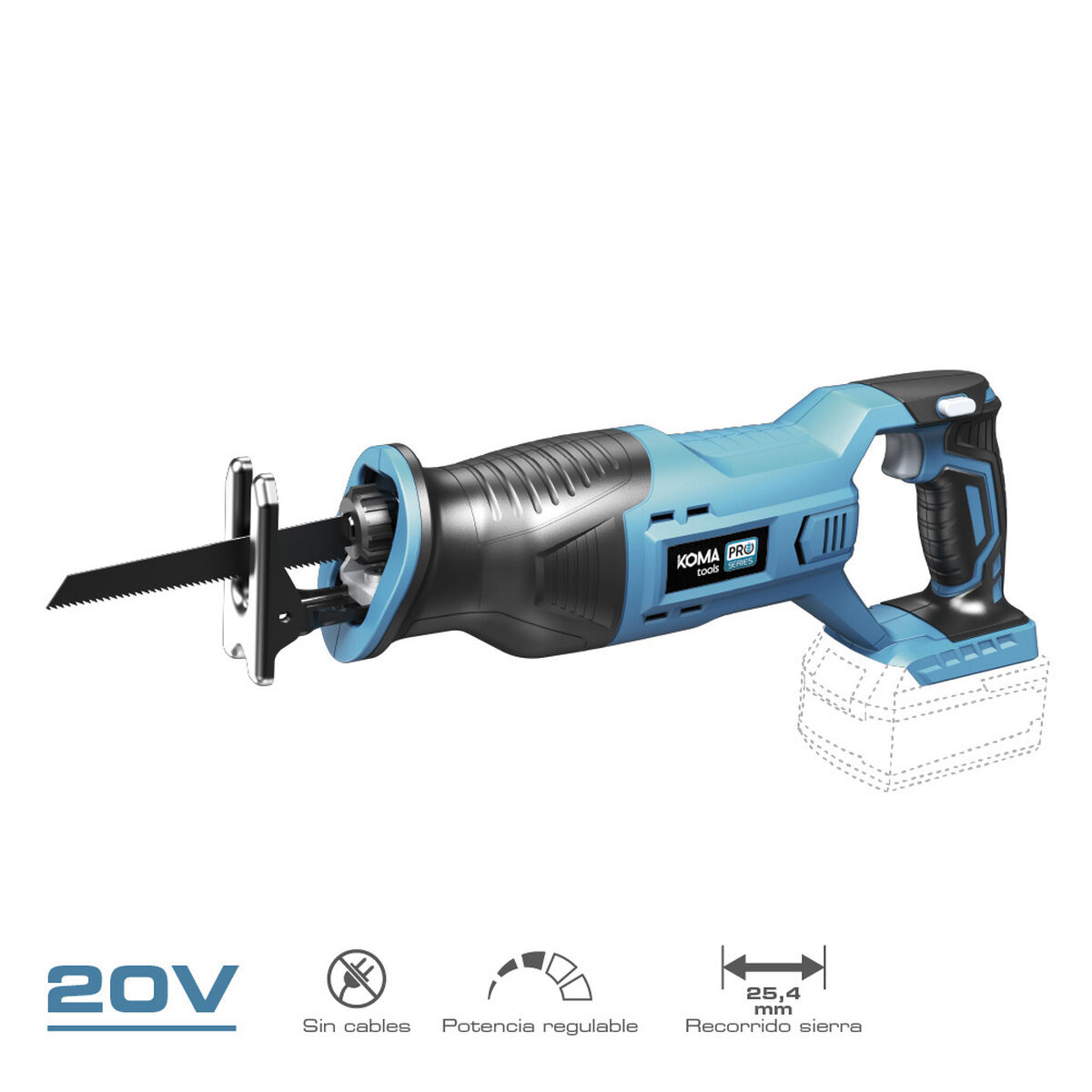 Sierra de Sable Koma Tools Pro Series