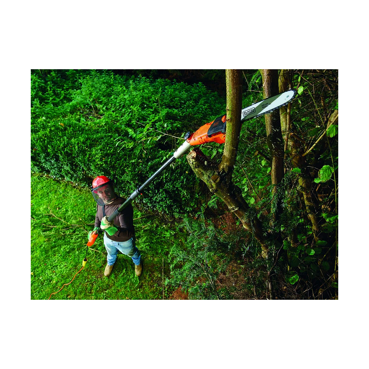 Sierra Black & Decker Mango extensible de pértiga 800 W (25 cm)