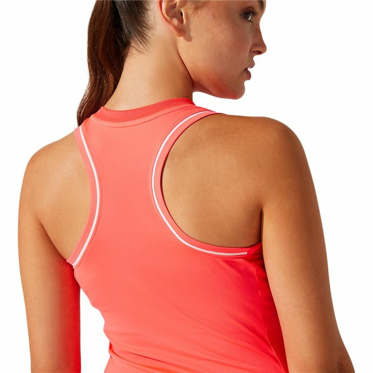 Camiseta de Tirantes Mujer Asics Court Coral