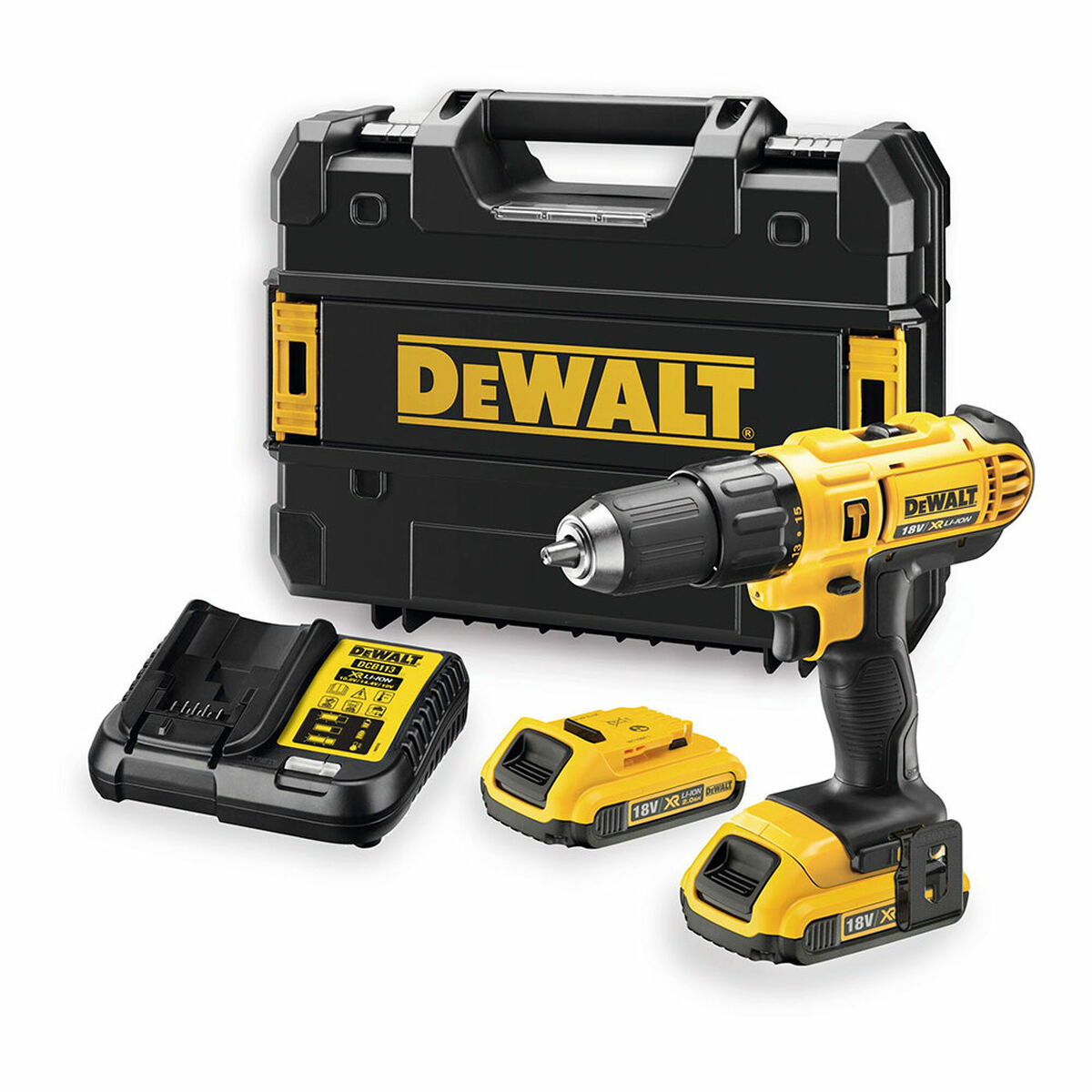 Atornillador eléctrico Dewalt dcd776d2t-qw