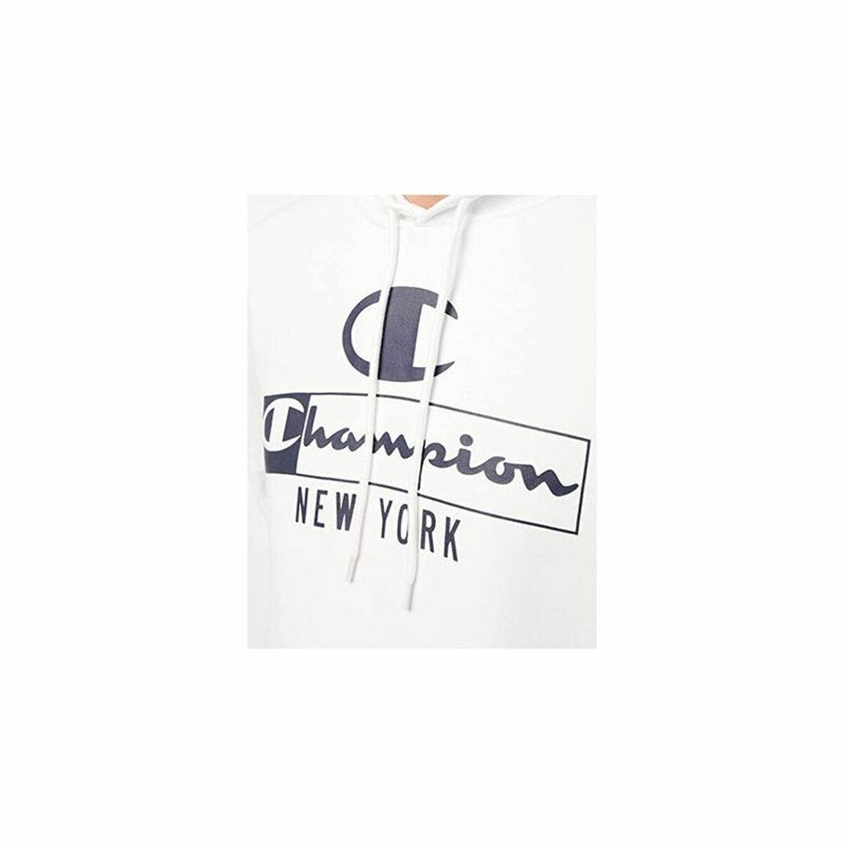 Sudadera con Capucha Hombre Champion New York Blanco