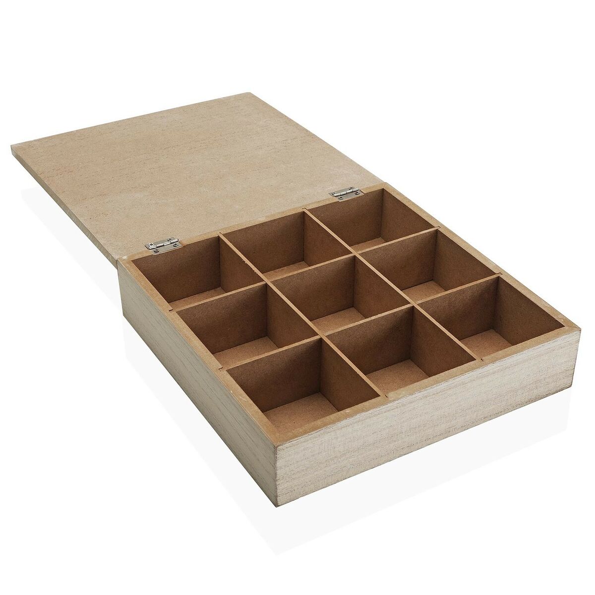 Caja Decorativa Versa Madera Árbol