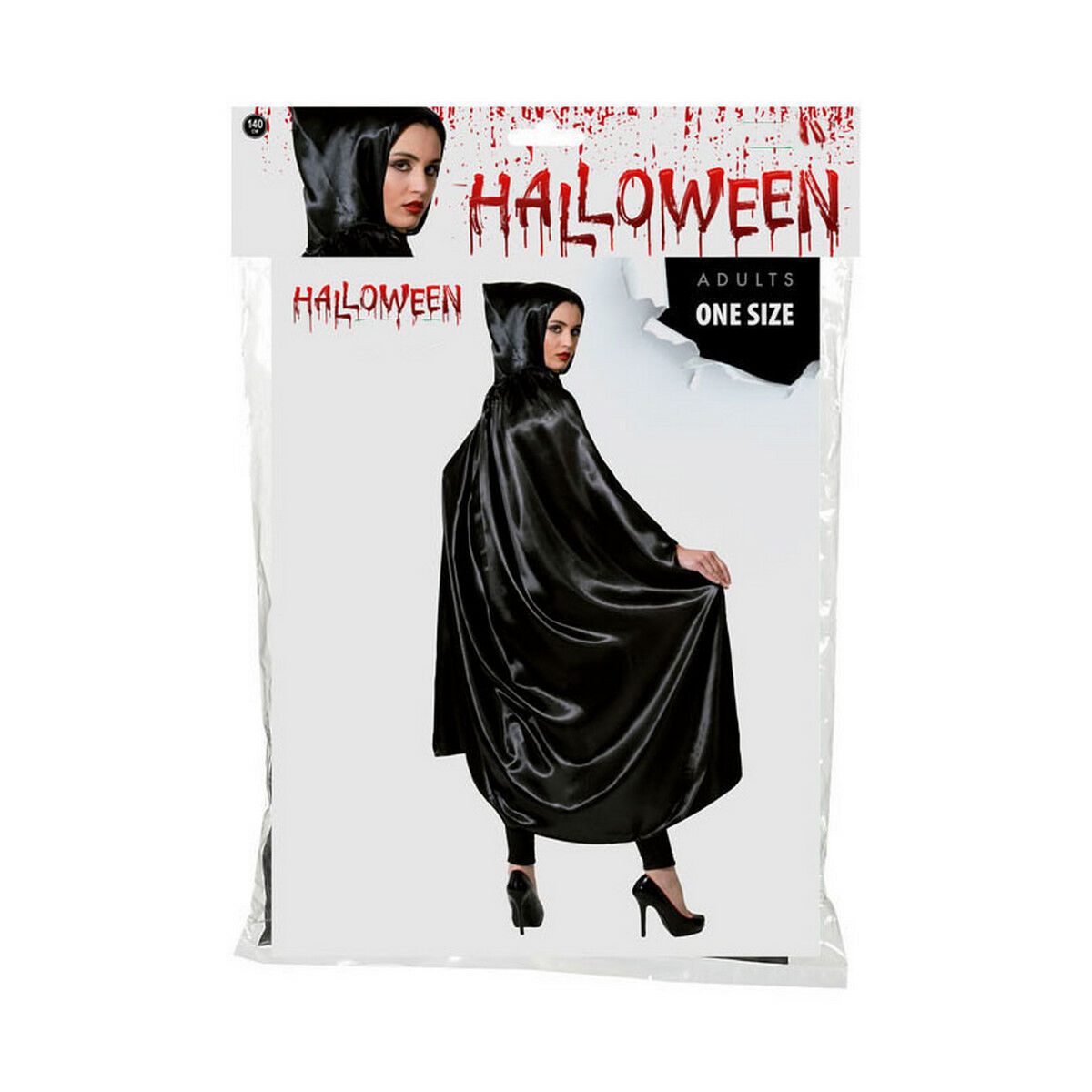 Capa Negro Con capucha