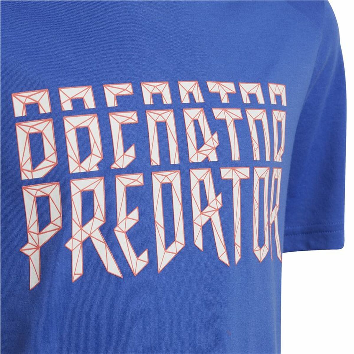 Camiseta de Manga Corta Infantil Adidas Predator Azul