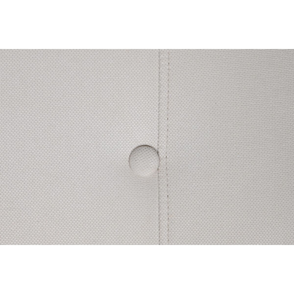 Sofá DKD Home Decor Natural Poliéster Madera de caucho Crema (172 x 82 x 82 cm)