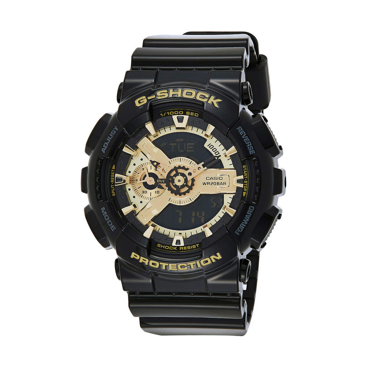 Reloj Hombre Casio G-Shock GA-110GB-1AER Negro Oro Gris (Ø 55 mm)