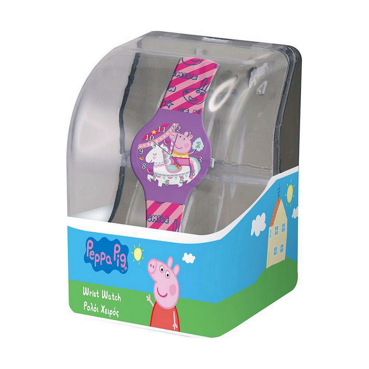 Reloj Infantil Peppa Pig 482608 - PLASTIC BOX (Ø 32 mm)