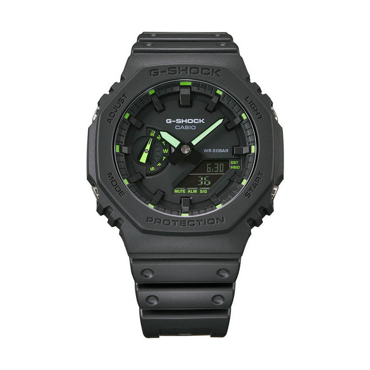 Reloj Hombre Casio G-Shock OAK - Neon Green Index (Ø 45 mm)