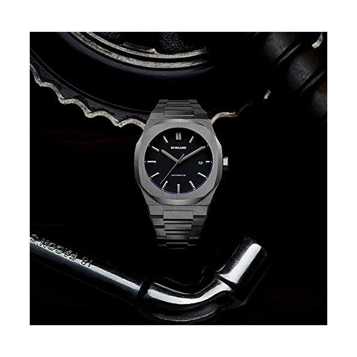 Reloj Hombre D1 Milano AUTOMATIC GUN METAL (Ø 41,5 mm)
