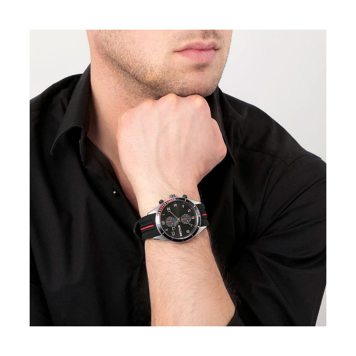 Reloj Hombre Sector 770 Negro (Ø 44 mm)