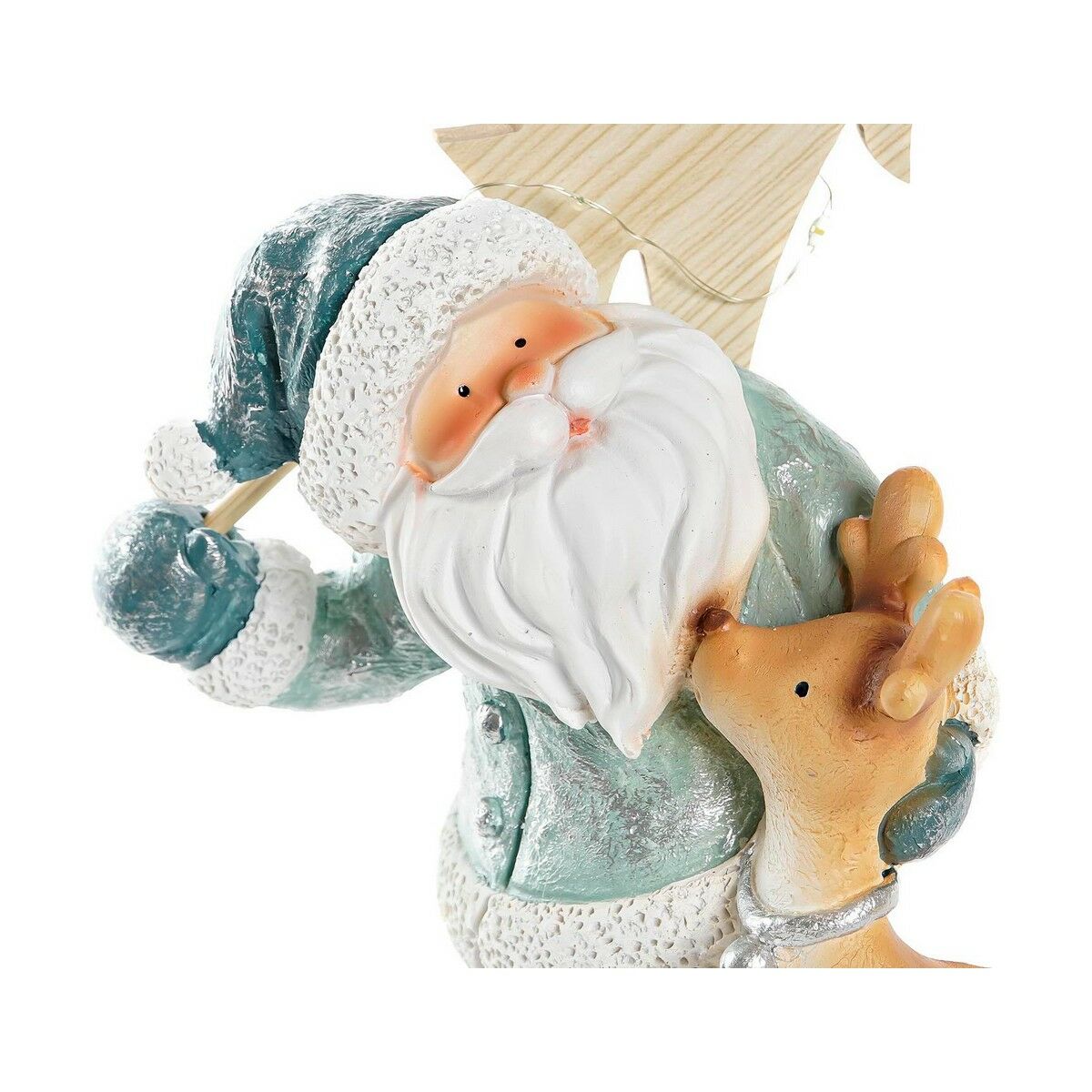 Adorno Navideño DKD Home Decor Resina (18 x 11 x 23,5 cm) (3 Unidades)