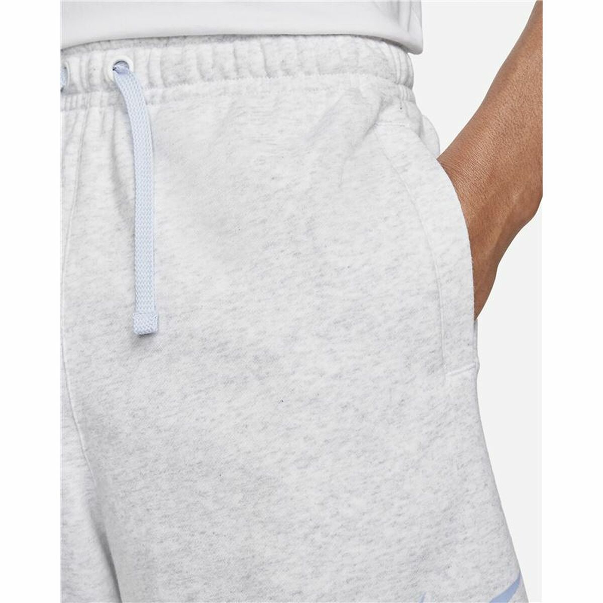 Pantalones Cortos Deportivos para Hombre Nike Sportswear Swoosh League Gris