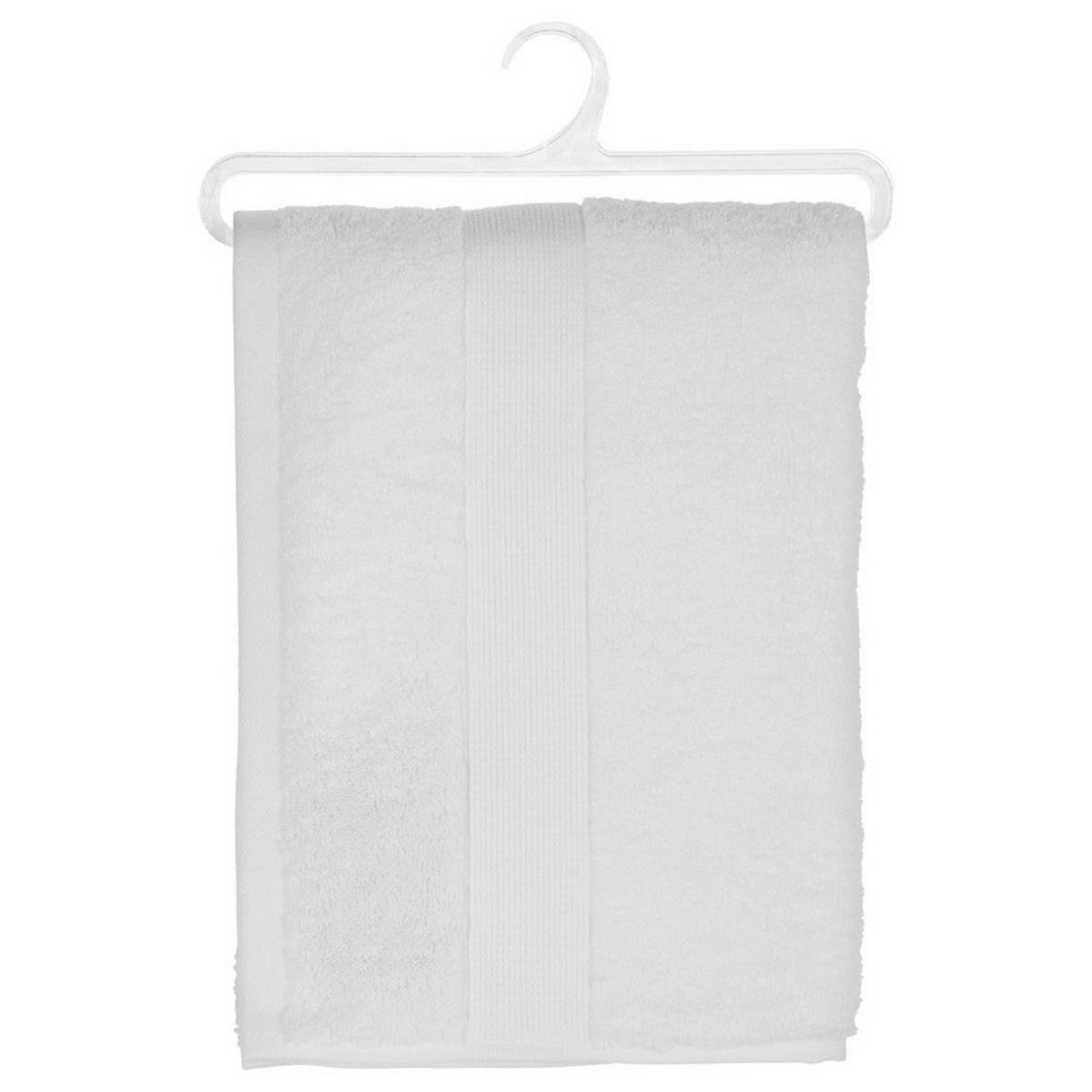 Toalla de baño Atmosphera Algodón Blanco 450 g/m² (70 x 130 cm)