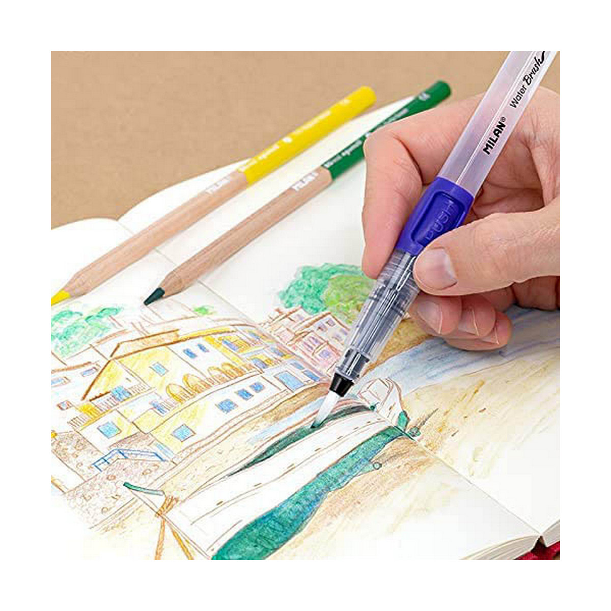 Lápices de colores Milan Acuarelas Multicolor
