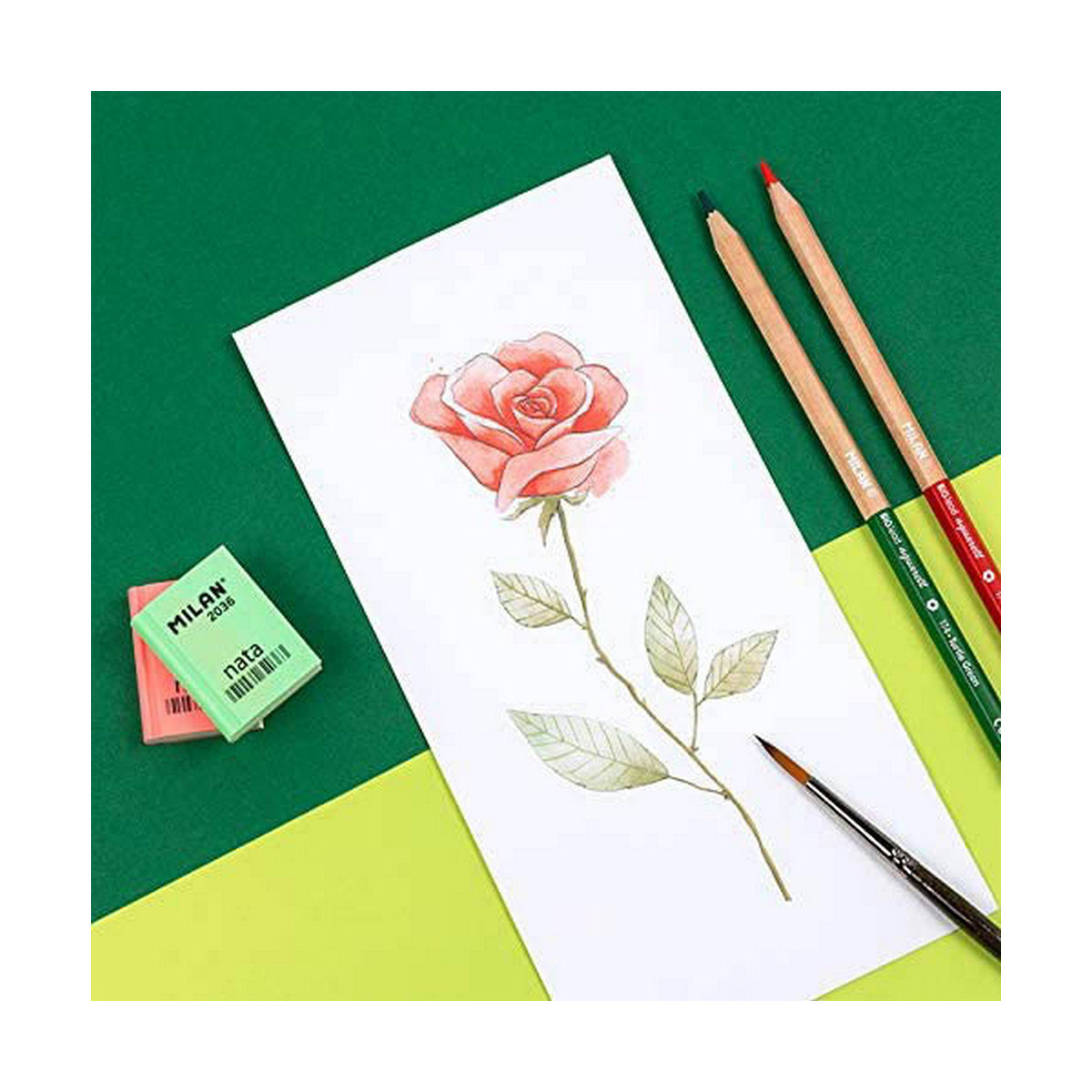 Lápices de colores Milan Acuarelas Multicolor