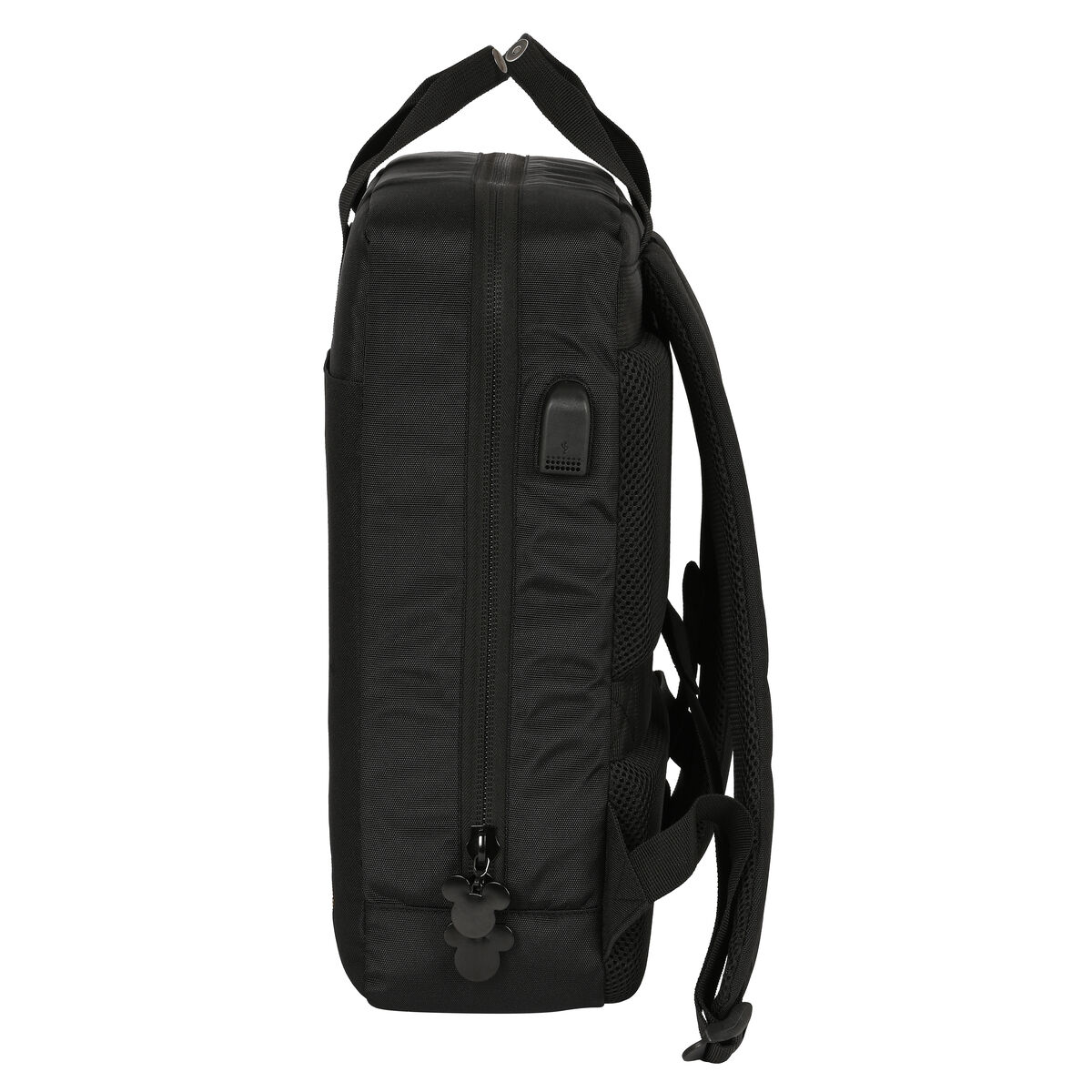 Mochila para Portátil Mickey Mouse Clubhouse Negro 29 x 39 x 11 cm