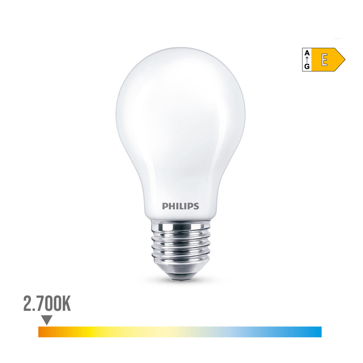 Bombilla LED Philips ø 6,6 x 10,4 cm E 8,5 W E27 1055 lm Ø 6 x 10,4 cm (2700 K)