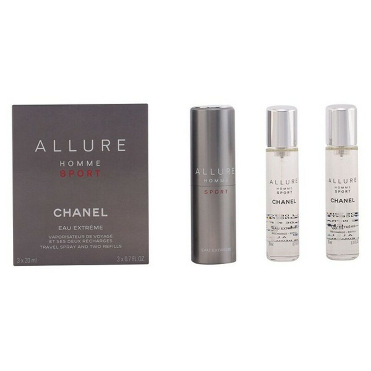 Set de Perfume Hombre Allure Homme Sport Chanel Allure Homme Sport Eau Extrême (3 pcs)