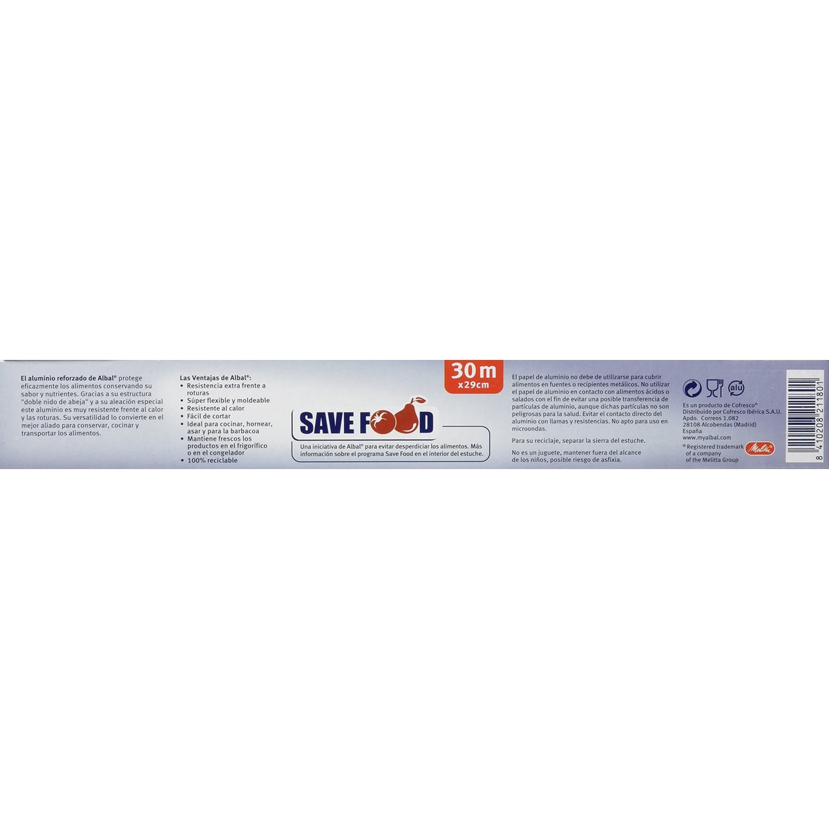 Papel de aluminio Albal (30 m)