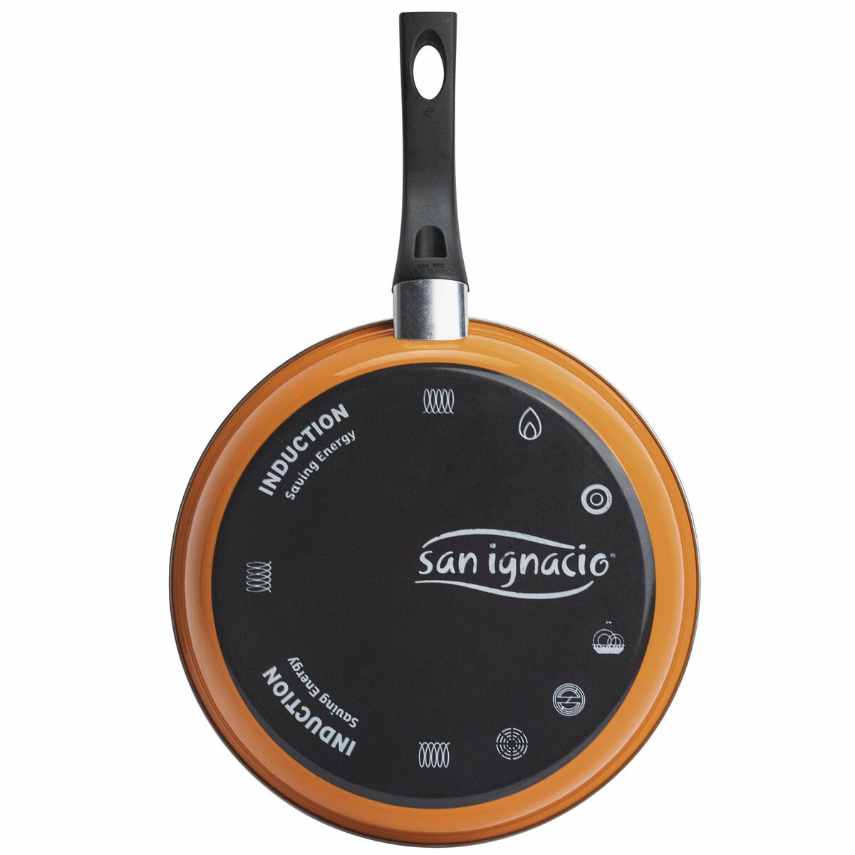 Sartén San Ignacio Valencia Ø 30 cm Negro Acero