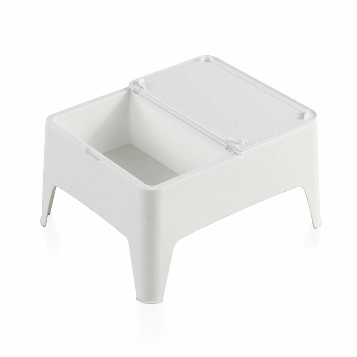Mesa auxiliar SP Berner Alaska Blanco Plástico 58 x 48 x 30 cm