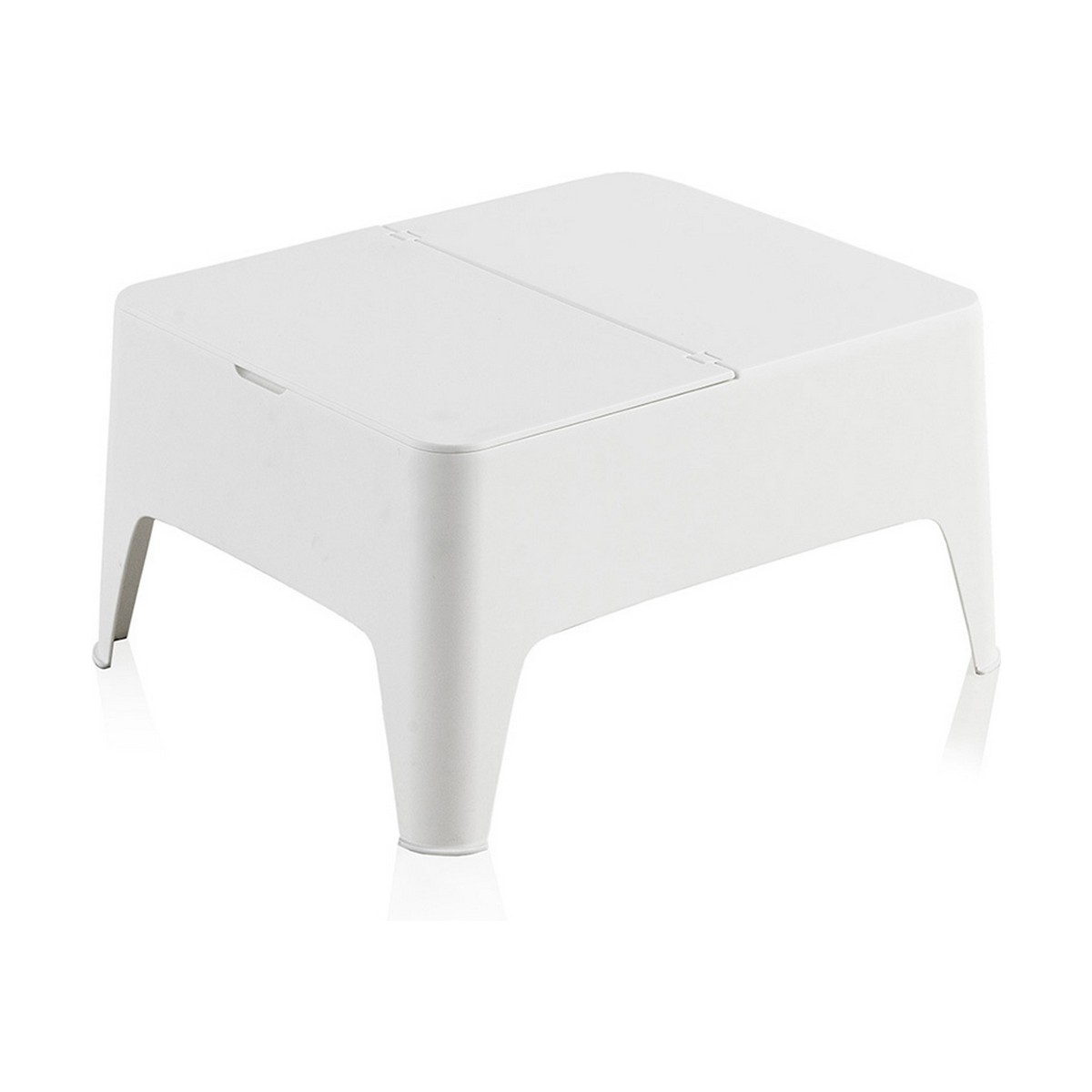 Mesa auxiliar SP Berner Alaska Blanco Plástico 58 x 48 x 30 cm