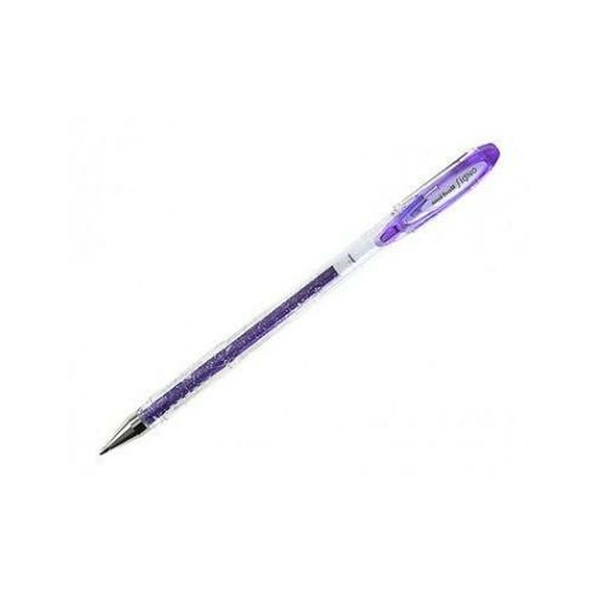 Boligrafo de tinta líquida Uni-Ball Sparkling UM-120SP Violeta 0,5 mm (12 Piezas)