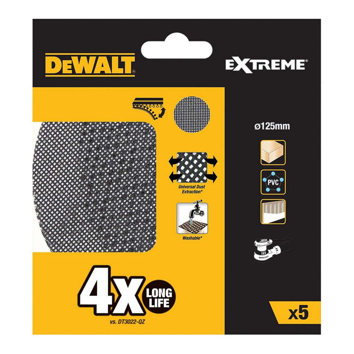 Discos de lija Dewalt dtm8560-qz 60 g Ø 125 mm 5 Unidades