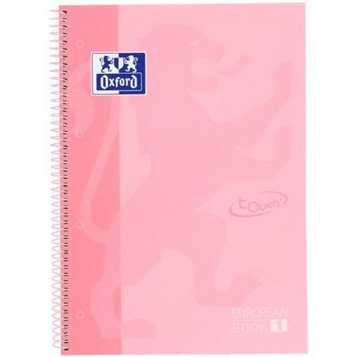 Cuaderno Oxford European Book Rosa claro A4 A4+ 80 Hojas