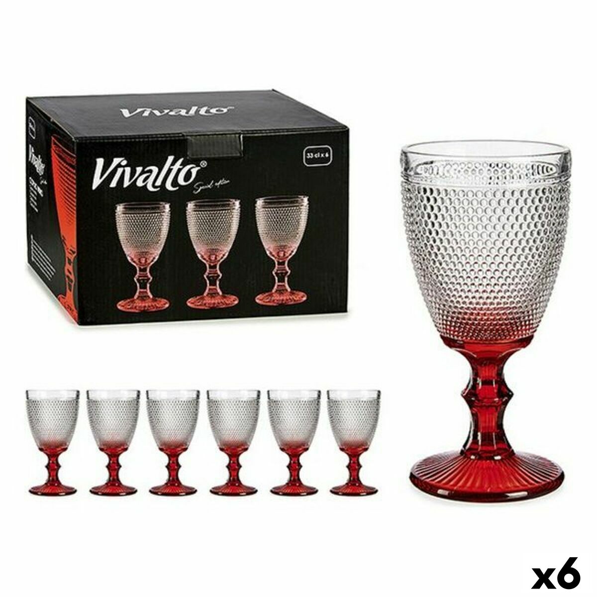 Copa de vino Vivalto 330 ml 33 cl (6 Unidades)