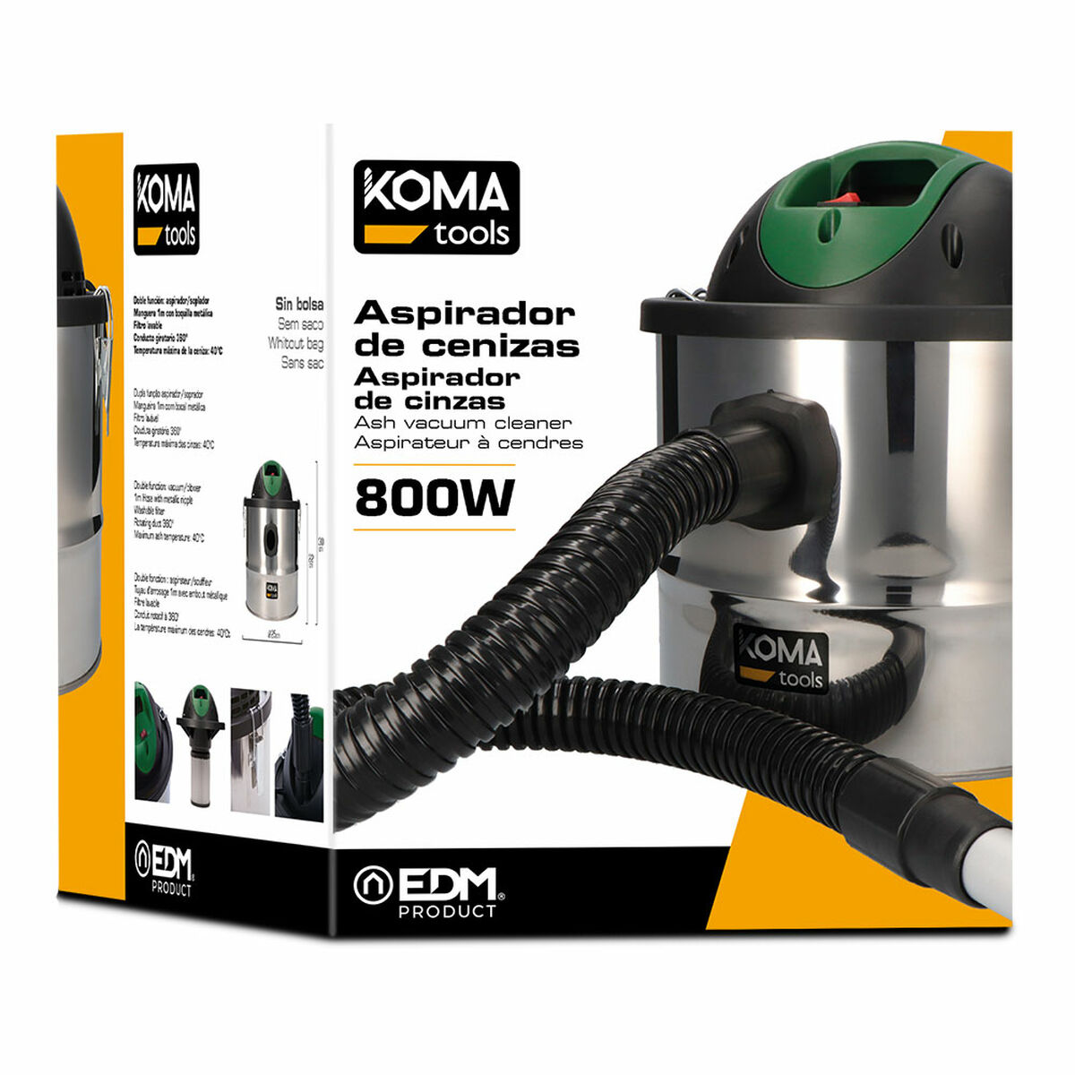 Aspiradora de Mano Koma Tools 800 W