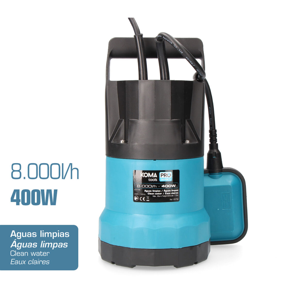 Bomba de agua Koma Tools RXZER23 400 W