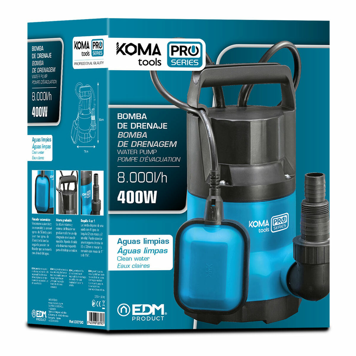 Bomba de agua Koma Tools RXZER23 400 W