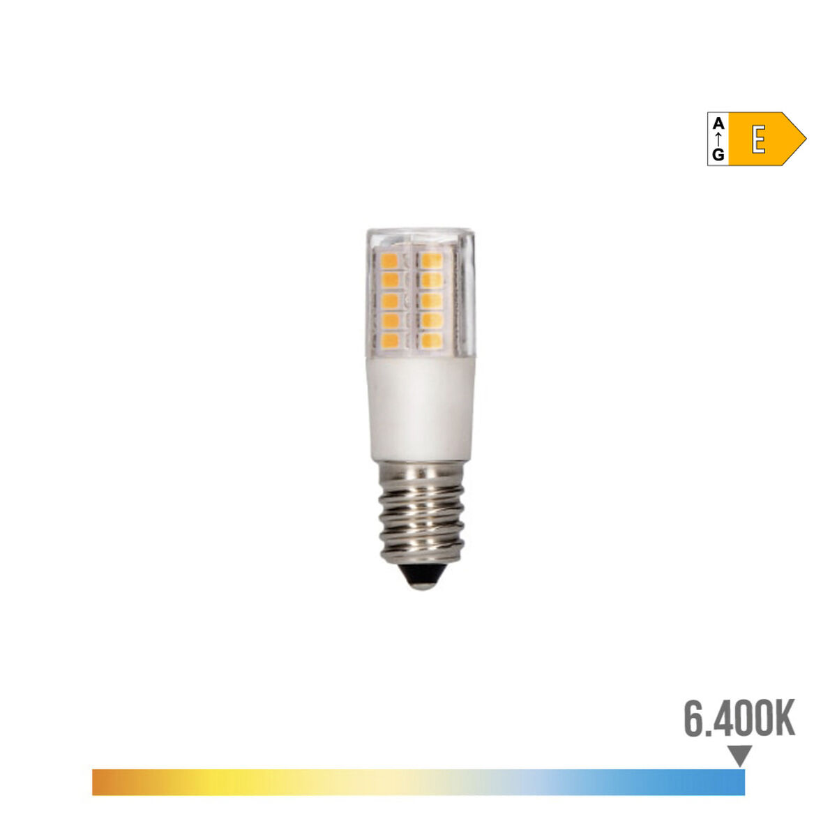 Bombilla LED EDM 98893 E 5,5 W 60 W E14 700 lm Ø 1,8 x 5,7 cm Blanco Tubular (6400 K)
