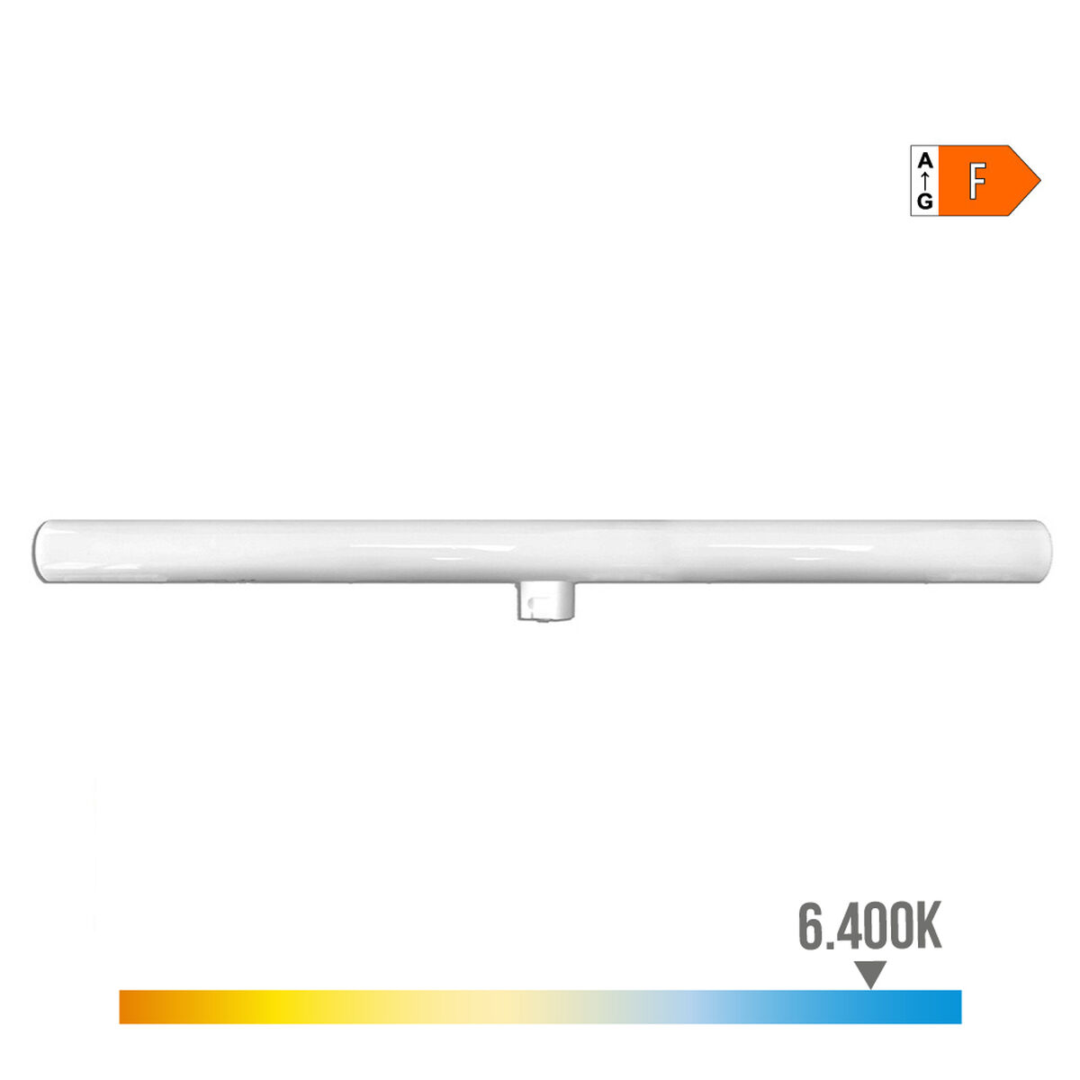 Tubo LED EDM 98821 Linestra F 60 W 9 W S14D 700 lm 950 Lm Ø 3 x 50 cm (6400 K)