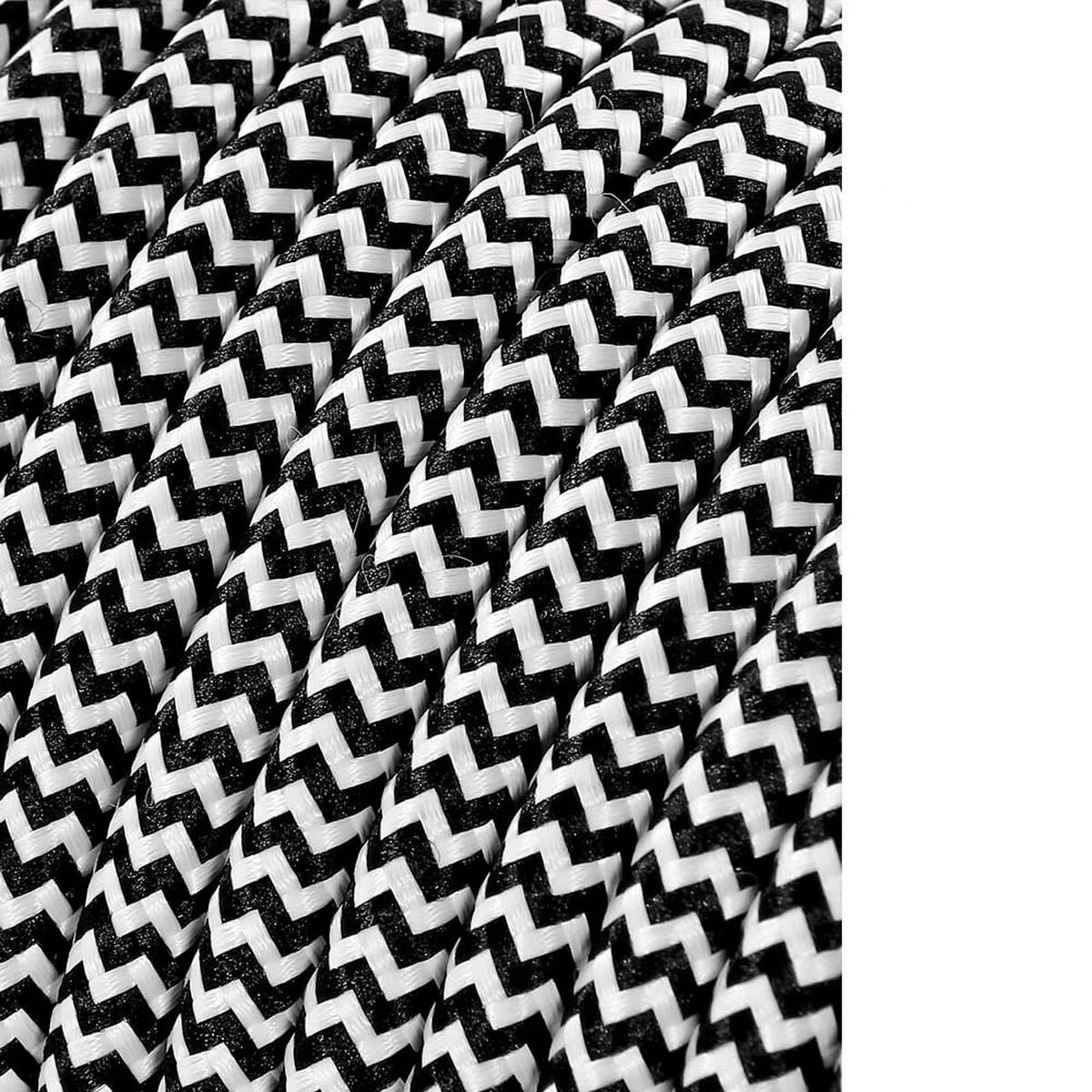 Cable EDM 11866 Blanco/Negro 2 x 0,75 mm 5 m