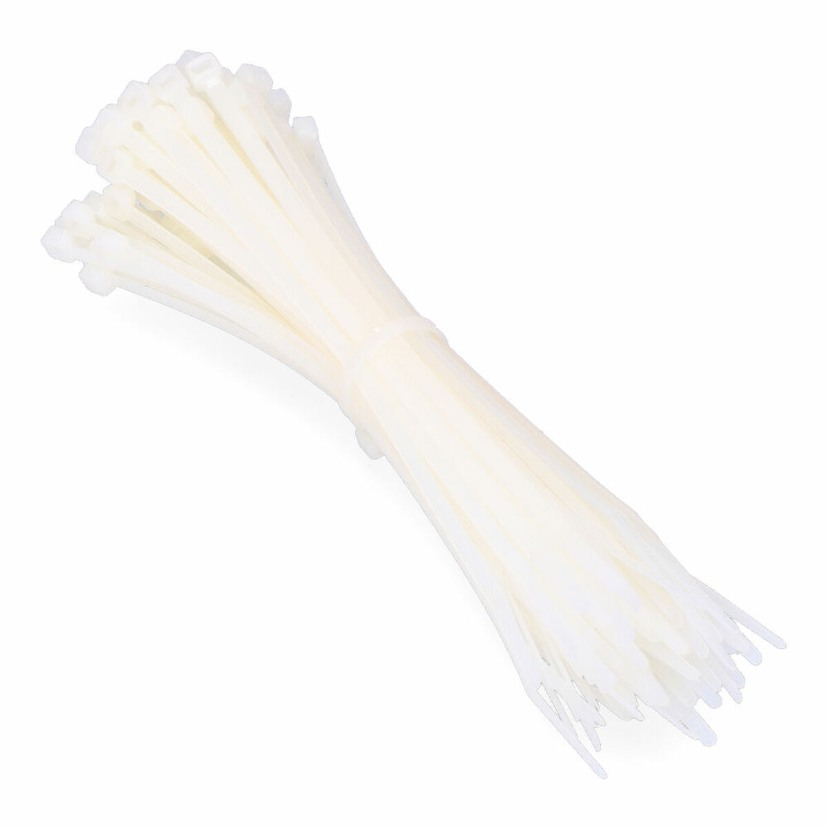 Bridas Nailon EDM 48325 Blanco Natural 250 x 4,8 mm (100 Unidades)