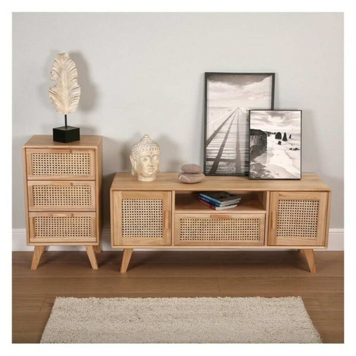 Figura Decorativa Versa Buda 19 x 26 x 18 cm