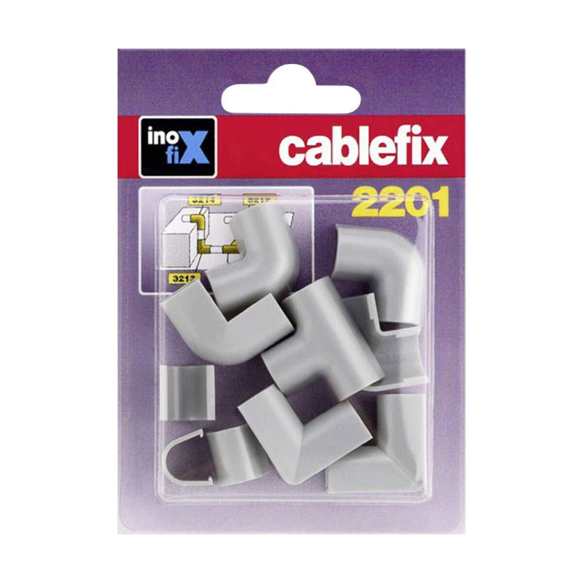 Tubo Conector Inofix 2201 Gris 8 x 7 mm