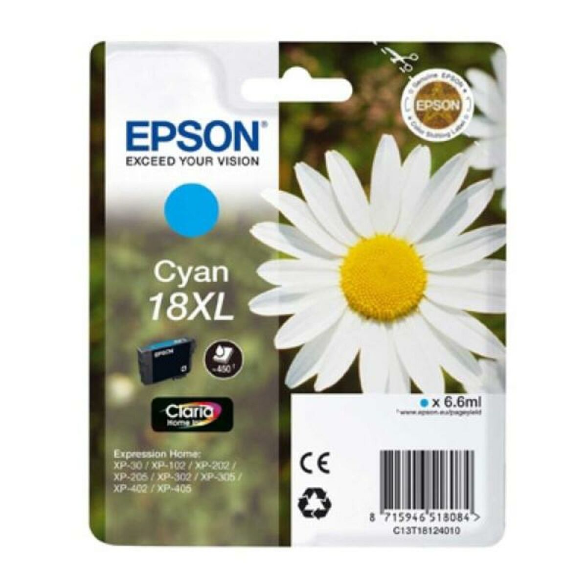 Cartucho de Tinta Original Epson Cartucho 18XL cian Cian