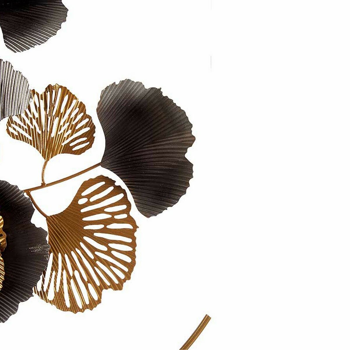 Decoración Colgante Gift Decor Cobre Dorado Metal Flores 60 x 150 x 7,5 cm Mural