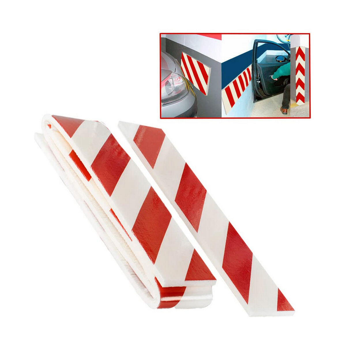 Paragolpes Geko Blanco 24 x 50 cm