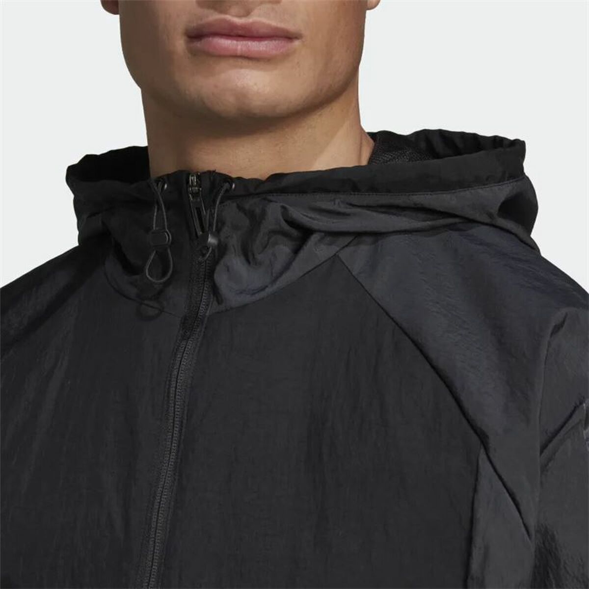 Chaqueta Deportiva para Hombre Adidas Colorblock Negro