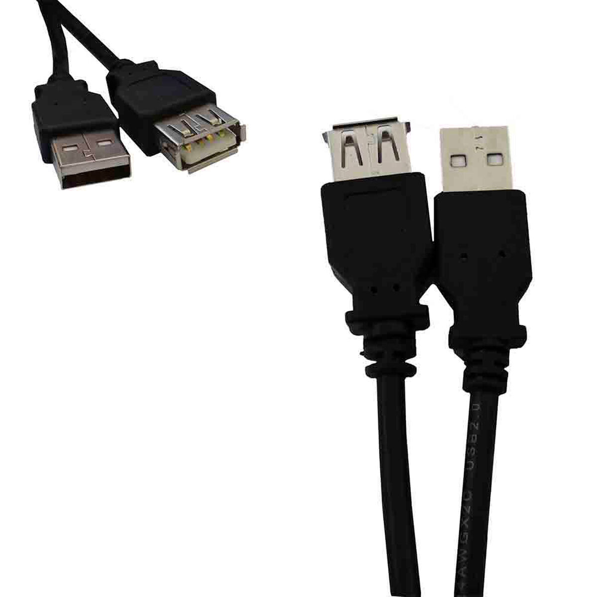 Cable USB EDM 51253 Negro