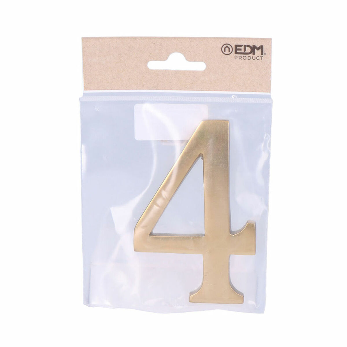 Número EDM 85036  4 Dorado Latón