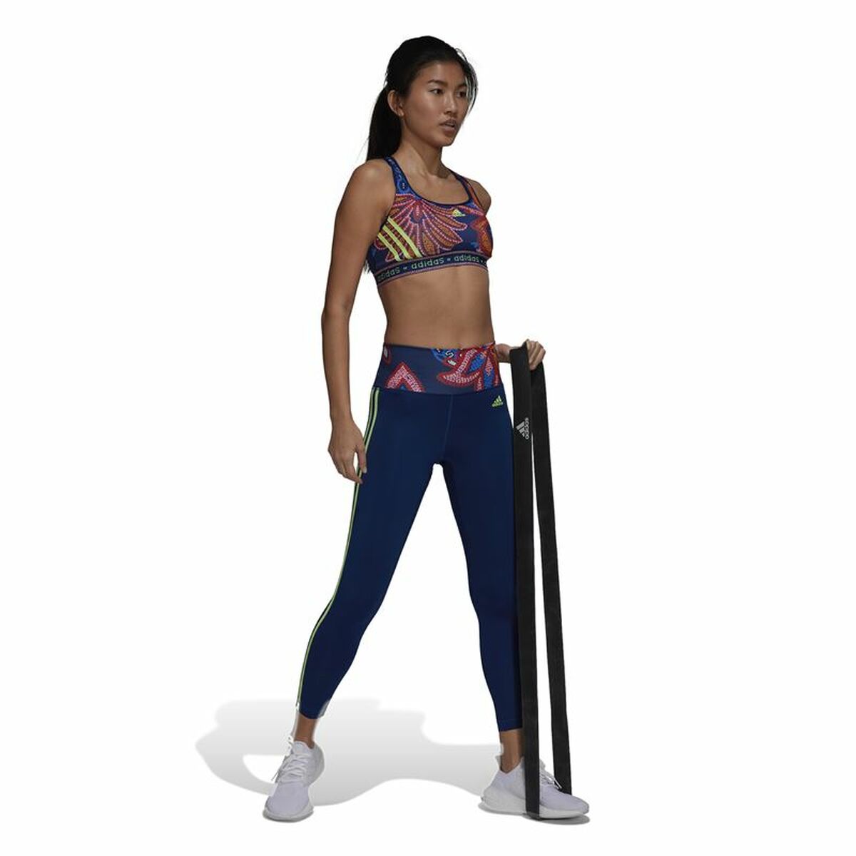 Sujetador Deportivo Adidas Farm Rio Azul marino